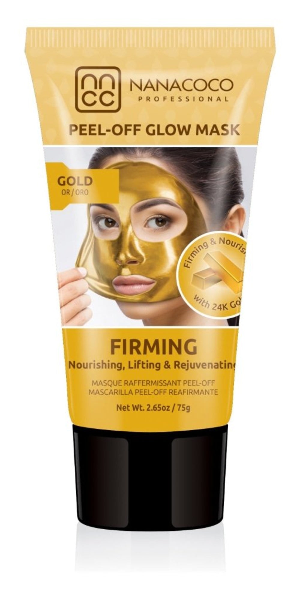 24K Gold Firming Peel Off Mask – Nanacoco