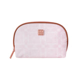 Makeup Bag 22x15.5x4.8cm Pink Floral Round Top