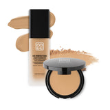 Nanacoco Professional HD Perfection Liquid and Powder Foundation Set- peach ivory