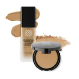 Nanacoco Professional HD Perfection Liquid and Powder Foundation Set- golden ivory