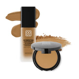 Nanacoco Professional HD Perfection Liquid and Powder Foundation Set-Golden Beige 