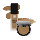 Nanacoco Professional HD Perfection Liquid and Powder Foundation Set-Sun Tan 